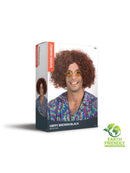 Hippy Wig Brown Black Curly Wavy Hair