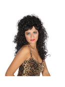 Black Curly Wig Long Ladies Hair