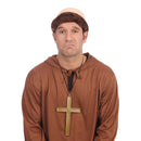 Mens Monk Wig + Short Hair Wigs Male Halloween Costume_1 BW640