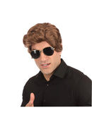 Used Car Salesman Wig Brown 80s Miami Hairdo