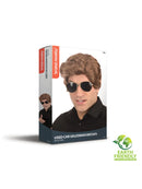 Used Car Salesman Wig Brown 80s Miami Hairdo