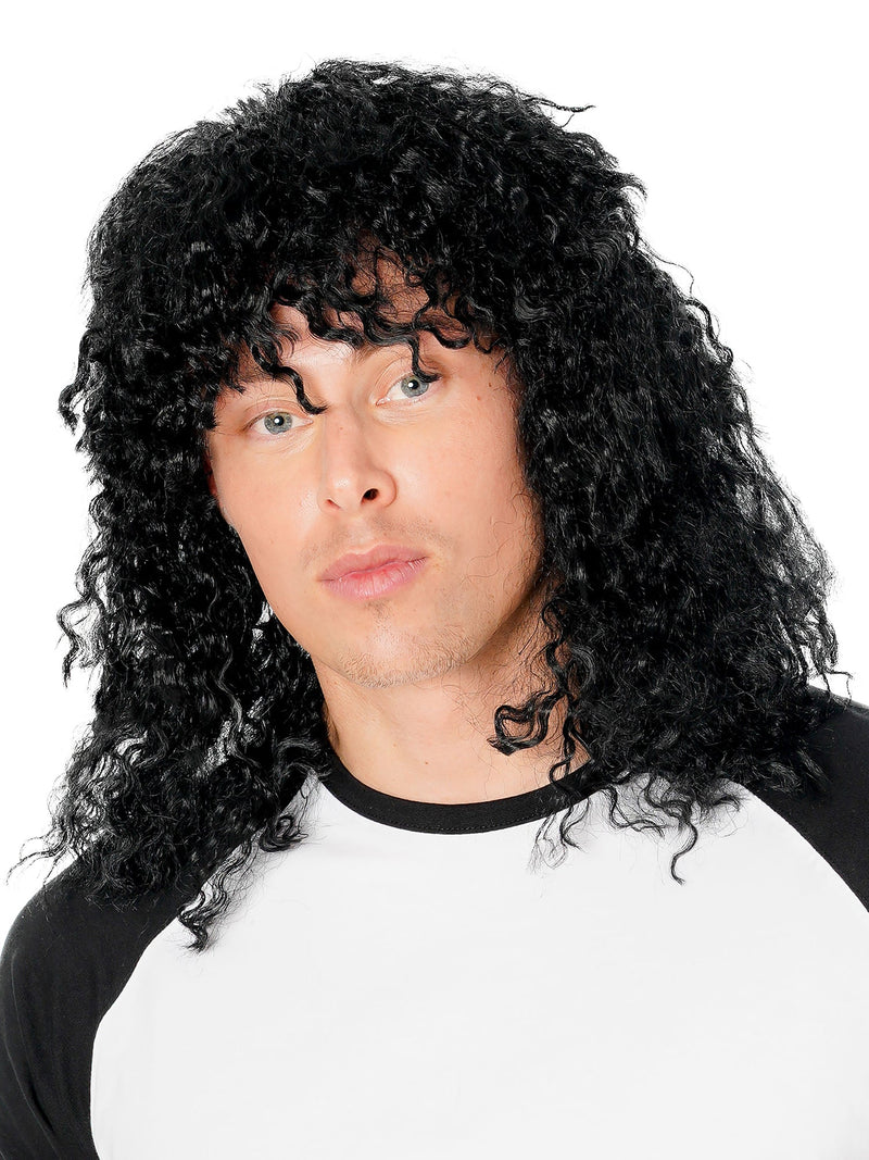 Weird Guy Wig Michael Jackson Curly Long Hair