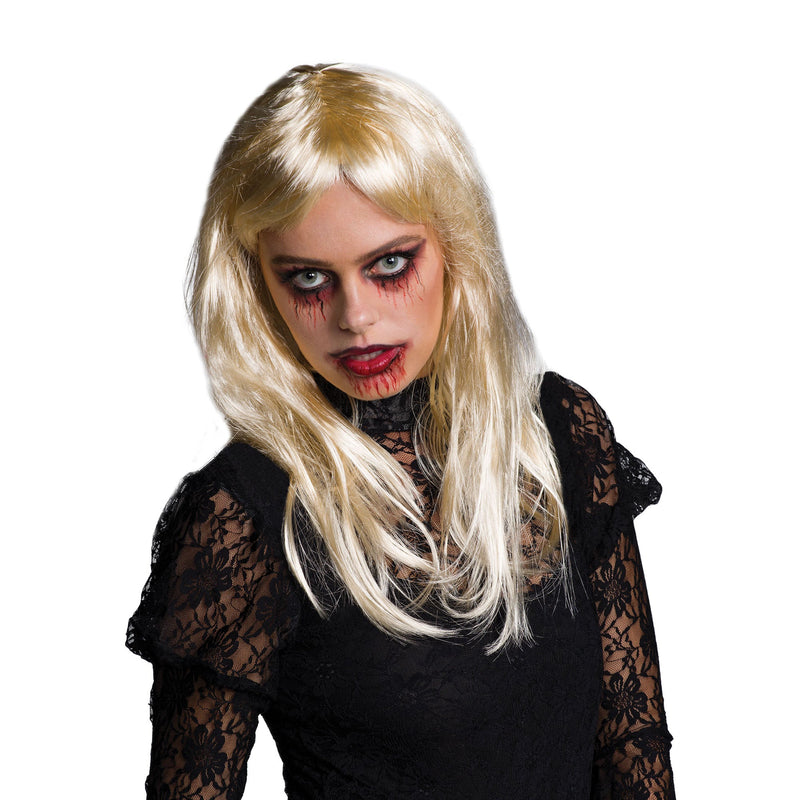 Womens Passion Long Blonde Wigs Female Halloween Costume_5 