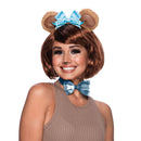 Womens Elegant Bob Brown Wigs Female Halloween Costume_4 