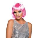 Womens Elegant Bob Pale Pink Wigs Female Halloween Costume_2 
