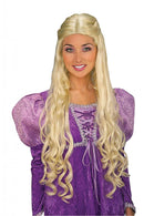 Womens Guinevere Blonde Wigs Female Halloween Costume_1 BW912
