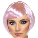 Babe Wig Ladies Light Pink with Fringe 1