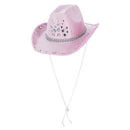 Baby Pink Rhinestone Cowboy Hat Adult_1