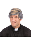 Baldy Man Wig Grey Combover Hair 3