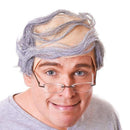 Baldy Man Wig Grey Combover Hair 1