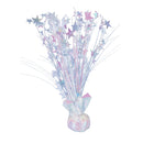 Balloon Weight Star White Iridescent 1