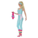 Barbie Costume Fitness Great Shape Workout Adult Blue Jumpsuit 3