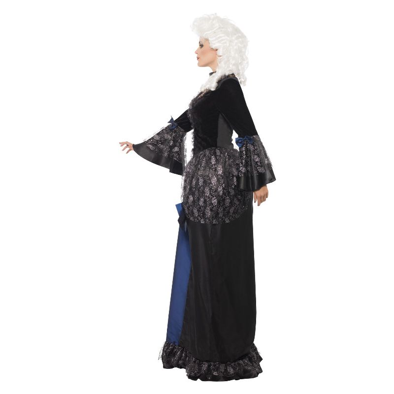 Baroque Beauty Masquerade Costume Black Adult_3