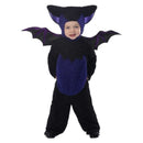 Bat Costume Kids Black Purple 2