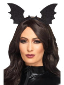 Bat Wings Headband Adult Black Costume Accessory 1