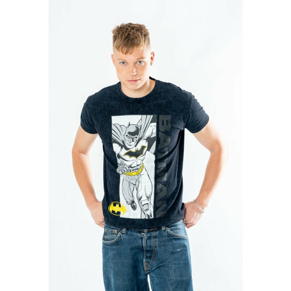 Batman Comic Acid Wash T-Shirt DC Adult Batman Comic Acid Wash T-Shirt DC Adult