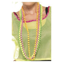 Beads Fluorescent 4 Assorted Colours Adult 80s Plastic 1