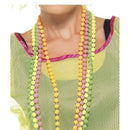Beads Fluorescent 4 Assorted Colours Adult 80s Plastic 2