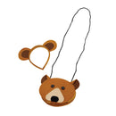 Bear Bag with Headband Ears Set 1