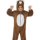 Bear Costume Kids Brown Jumpsuit 1