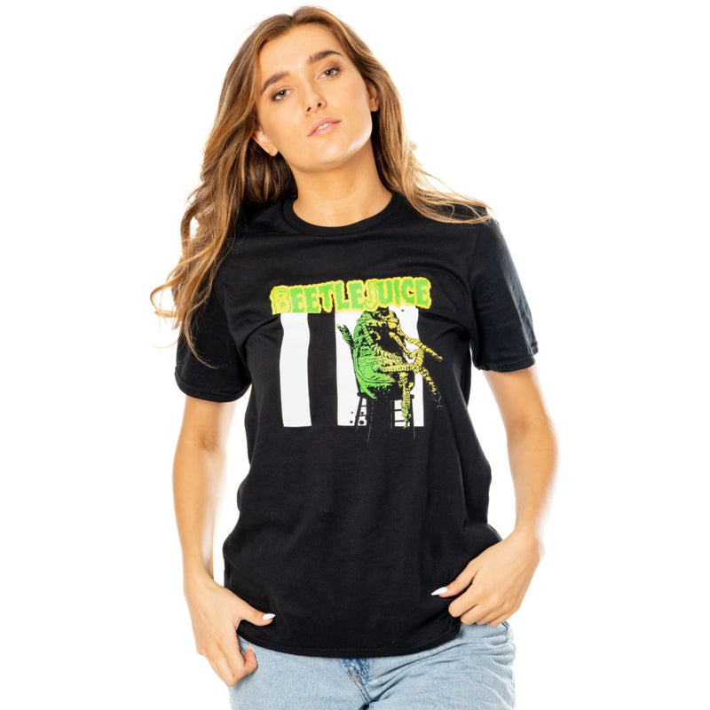 Beetlejuice Adult Unisex Black Beetle T-shirt_3