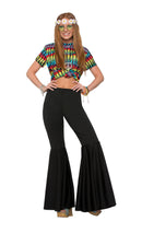 Bell Bottom Trousers Black 1
