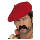 Beret Adult Felt Red 2