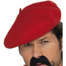 Beret Adult Felt Red 1