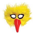 Bird Feather Eye Mask Yellow Masks Unisex 1