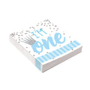 Birthday 1st Boy White Napkin 1