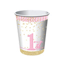 Birthday 1st Girl Cup Party Decoration Tableware 1