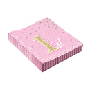 Birthday 1st Girl Pink Napkin 33cm X 33cm 1