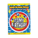 Birthday Jumbo Button Pin My Birthday Red Badge 1