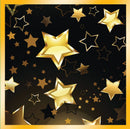Birthday Milestone Napkins 13 Inch 16 Pack Gold Stars 1