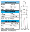 Size Chart Black Adam Deluxe Muscle Costume for Adults DC Comics