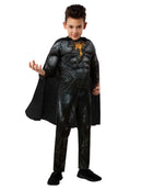 Black Adam Muscle Chest Boys Superhero Costume_1