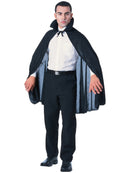 Black Cape 45" Deluxe Costume 1