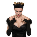 Black Cat Ears on Velvet Band Halloween Adult Costume Accessory 1
