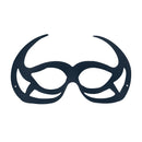 Black Demon Domino Eye Mask Masks Unisex 1