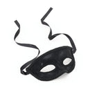 Black Eye Mask + Ribbon Tie Masks Unisex 1