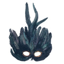 Black Feather Eye Mask 1