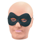 Black & Silver Sparkle Domino Eye Masks Unisex 1