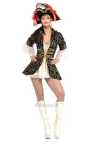 Black Velvet Pirate Hat 1
