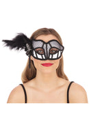 Black White Skull & Cross Bones Mask Pirate Eyemask 1