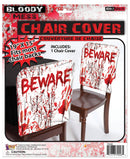 Bloody Â€œbewareâ€ Chair Cover 1