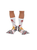 Bloody Clown Shoe Covers Adult Black 1