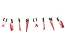 Bloody Weapon Garland 10pcs Halloween Items Unisex 1