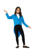 Blue Tailcoat Kids Butler Costume 4