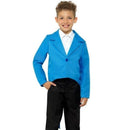 Blue Tailcoat Kids Butler Costume 1