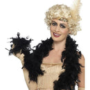 Black Feather Boa 150cm 50g Adult Costume Accessory 2
